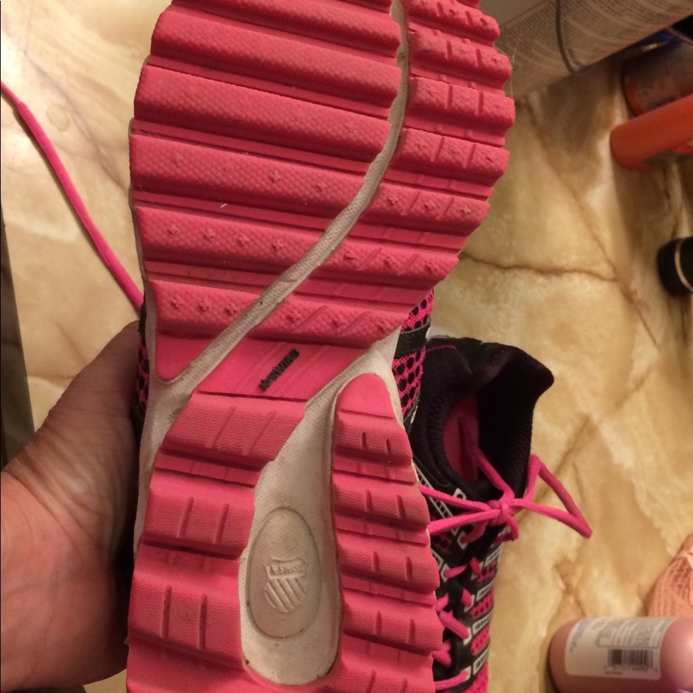 Adias shoes.